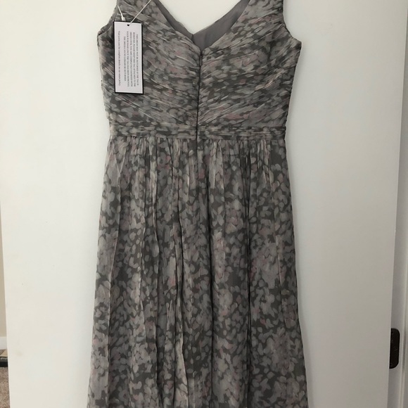 J Crew Pink, White, and Grey Dress - Picture 4 of 7